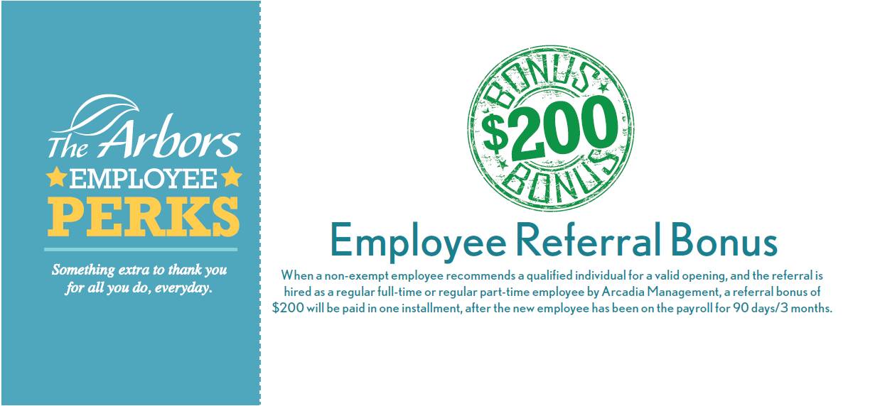 employee referral bonus