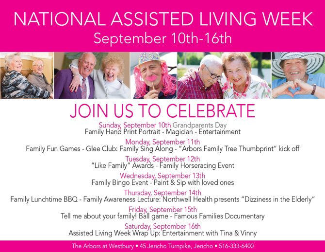 National Assisted Living Week Activities