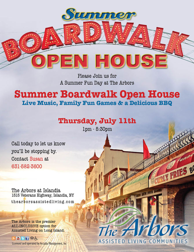 Open House Islandia The Arbors Assisted Living Community