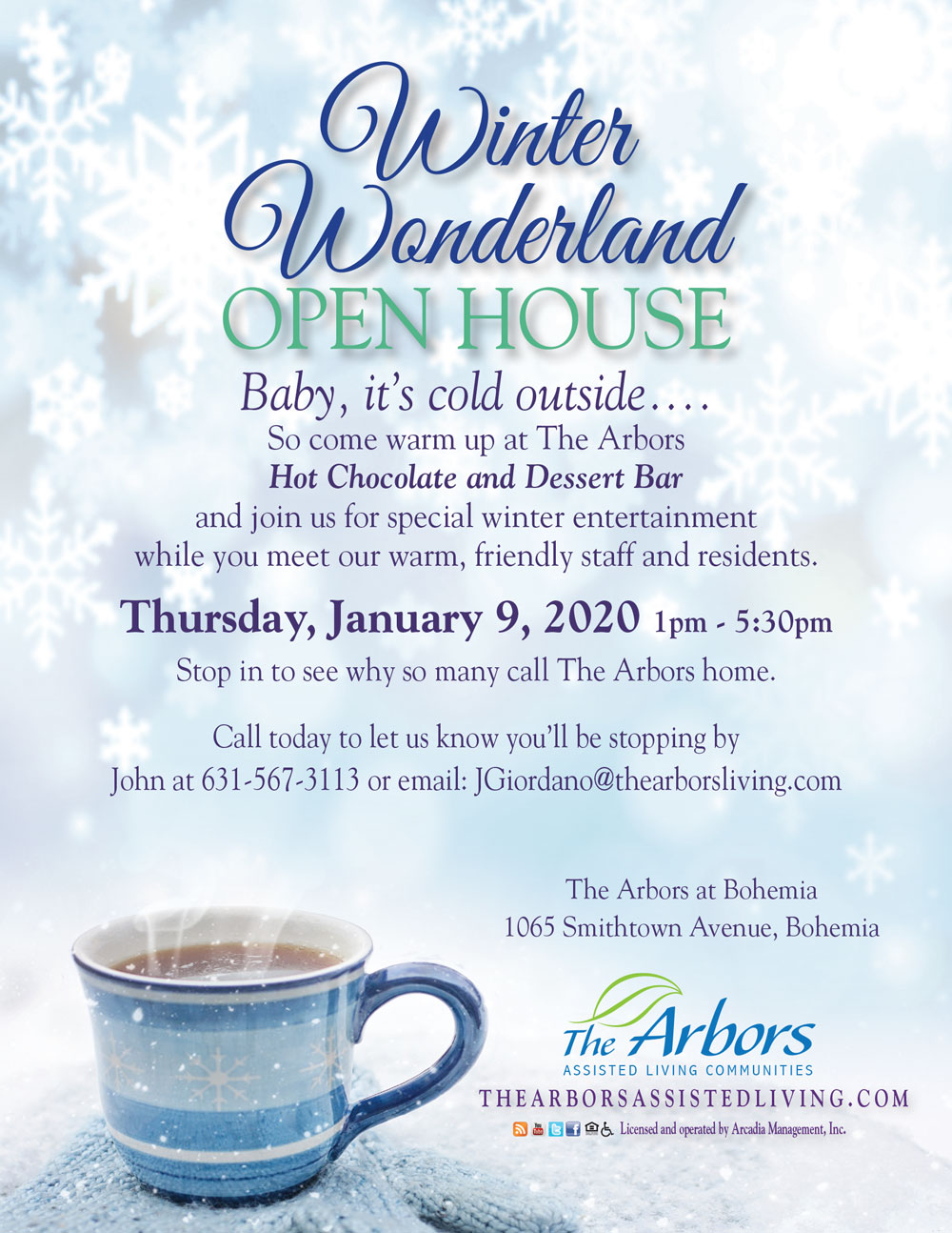 Open House Bohemia The Arbors Assisted Living Community