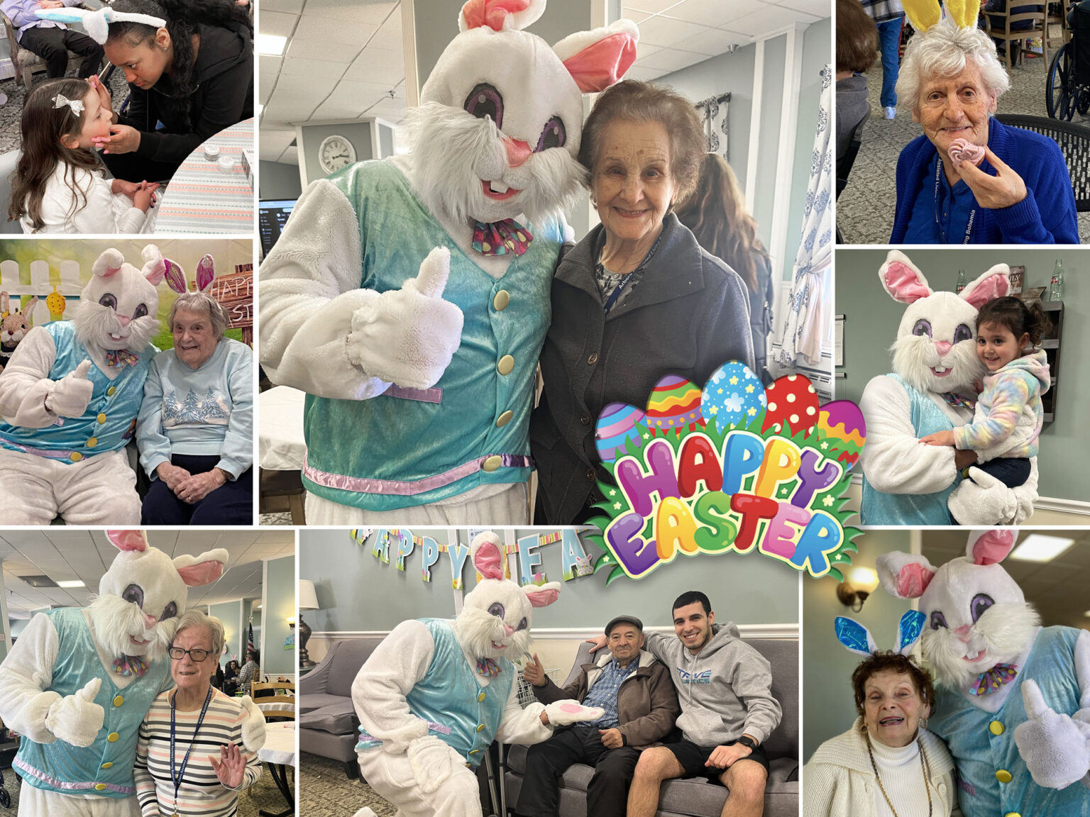 Easter Bunny Visits The Arbors Assisted Living Community