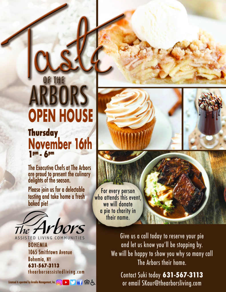 Open House Bohemia The Arbors Assisted Living Community