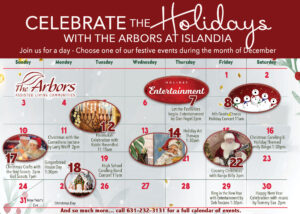 Festive Events for December at The Arbors at Islandia-1213