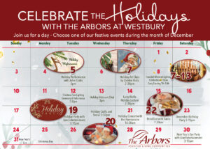 Festive Events for the Month of December at The Arbors at Westbury-1213