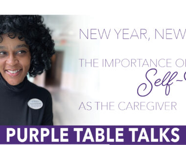 New Year, New You. Self-Care as the Caregiver:Purple Table. January 16- Islandia-1