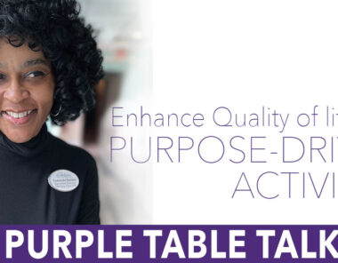 Purple Table-Purpose Driven Activities March 20-3